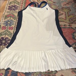 White and Navy Tennis Dress Ralph lauren built in bra fully lined